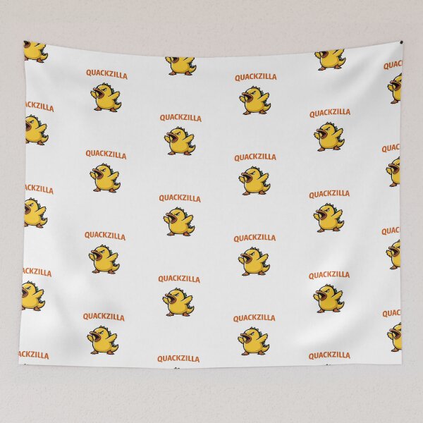 Item preview, Quackzilla – Angry Monster Duck | Funny Duck Kaiju Cartoon Design designed and sold by FrenchieFever.