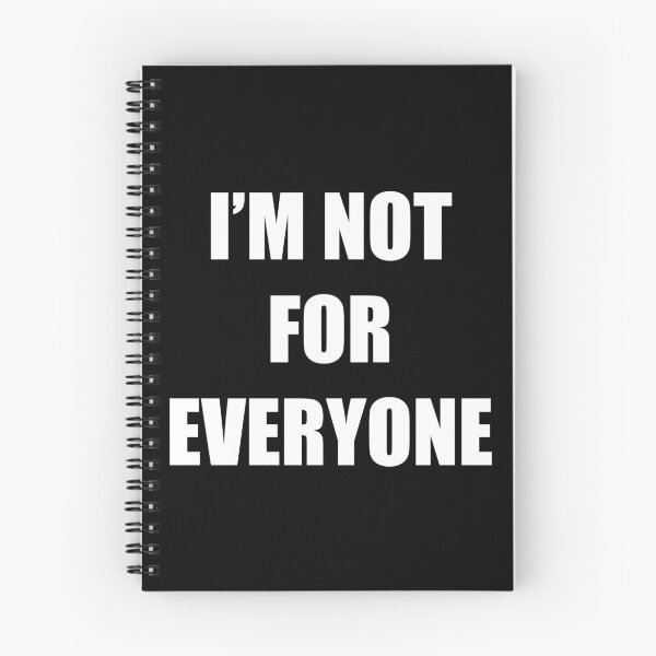Item preview, I'm Not For Everyone Sassy Quote Minimalist Typography designed and sold by Vision Crafted.