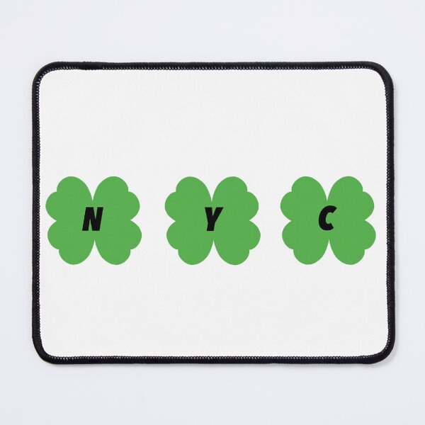 Item preview, Nyc black St patricks day 4 leaf clover v1 designed and sold by Mozart3.