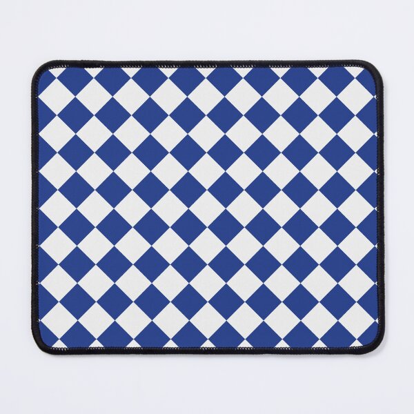 Item preview, Checkerboard White and Royal Blue Pattern designed and sold by pattern-archive.