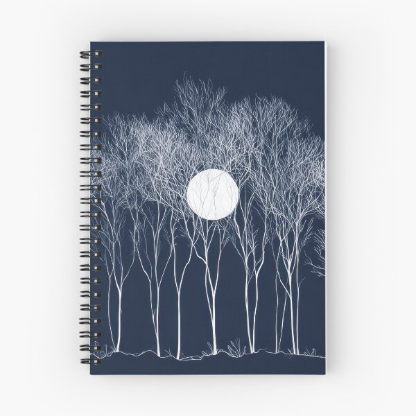 Item preview, Moonlight shines on trees at night designed and sold by anytka.