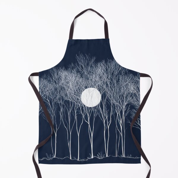 Item preview, Moonlight shines on trees at night designed and sold by anytka.