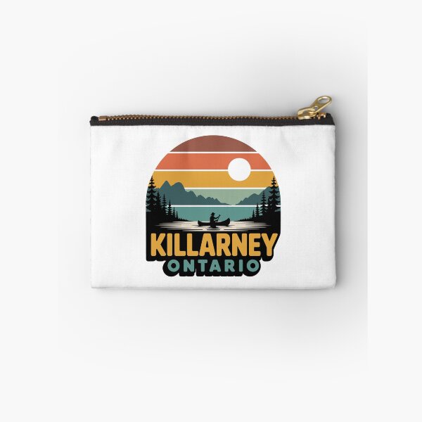 Item preview, Killarney Ontario - Retro Canoe Lake Landscape Killarney Ontario designed and sold by JessArty ⭐⭐⭐⭐⭐.