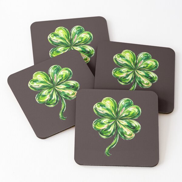 Item preview, St Patricks Day Lucky Shamrock and Cute Saint Patrick's Party, Four Leaf Clover designed and sold by faridman.