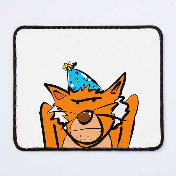 Item preview, Grumpy Party Fox designed and sold by High5-Designs.