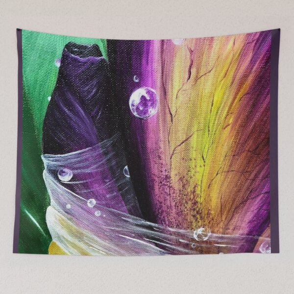Item preview, pintura acrílica de flores designed and sold by GiSilver.