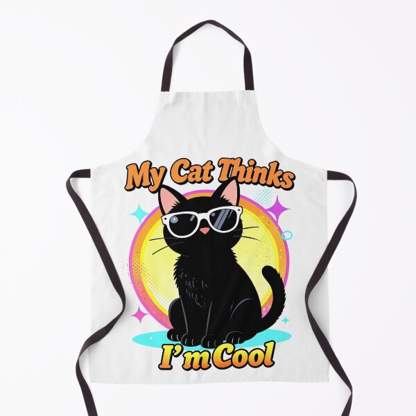 Item preview, My Cat Thinks I'm Cool Funny Cat Lover Design designed and sold by DetalleXL.