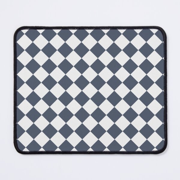 Item preview, Checkerboard White and Slate Pattern designed and sold by pattern-archive.