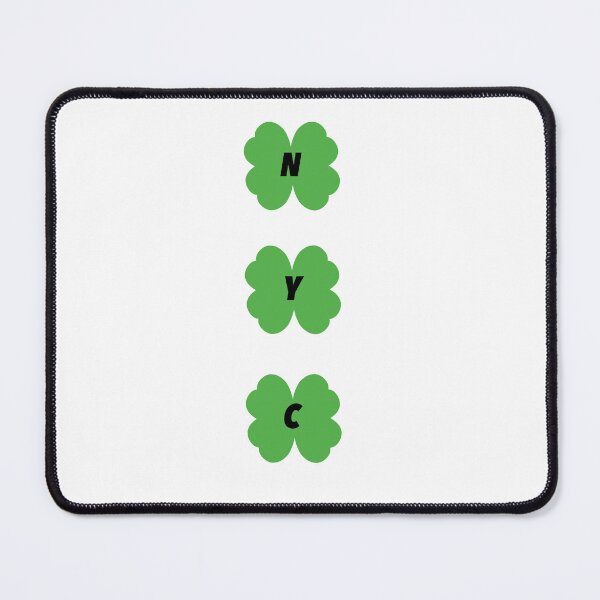 Item preview, Nyc black St patricks day 4 leaf clover v2 designed and sold by Mozart3.