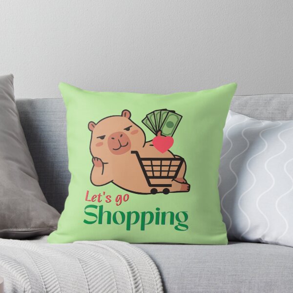 Item preview, Let's Go Shopping Capybara - Funny Money & Shopping Addict Art designed and sold by Nubesss.