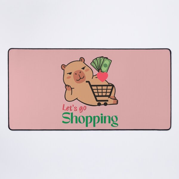 Item preview, Let's Go Shopping Capybara - Funny Money & Shopping Addict Art designed and sold by Nubesss.