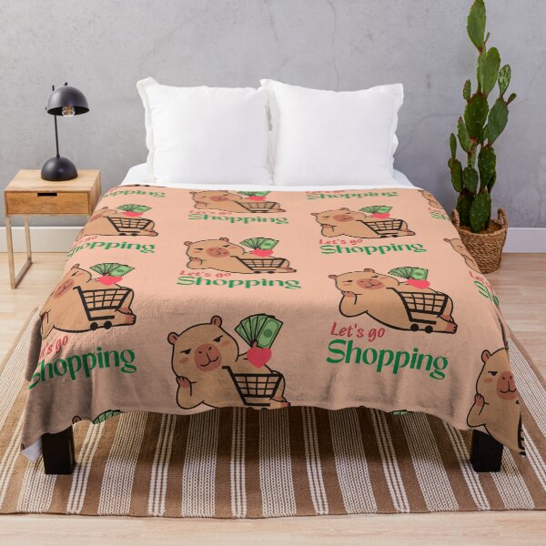 Item preview, Let's Go Shopping Capybara - Funny Money & Shopping Addict Art designed and sold by Nubesss.