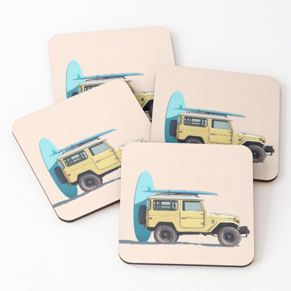 Item preview, Classic SUV parked by the beach designed and sold by anytka.