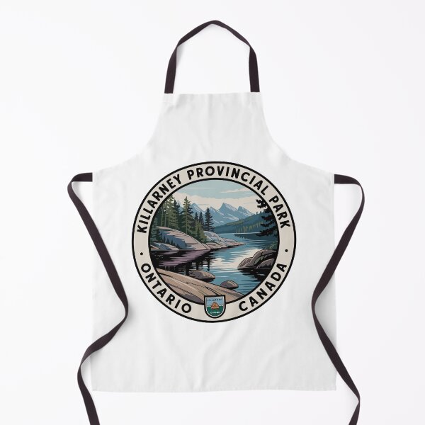 Item preview, Killarney Ontario - Killarney Provincial Park Scenic Lake Badge designed and sold by JessArty ⭐⭐⭐⭐⭐.