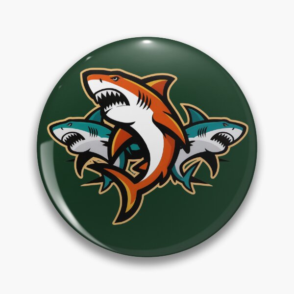 Item preview, Neon Shark Swarm designed and sold by SynthRaccoon.