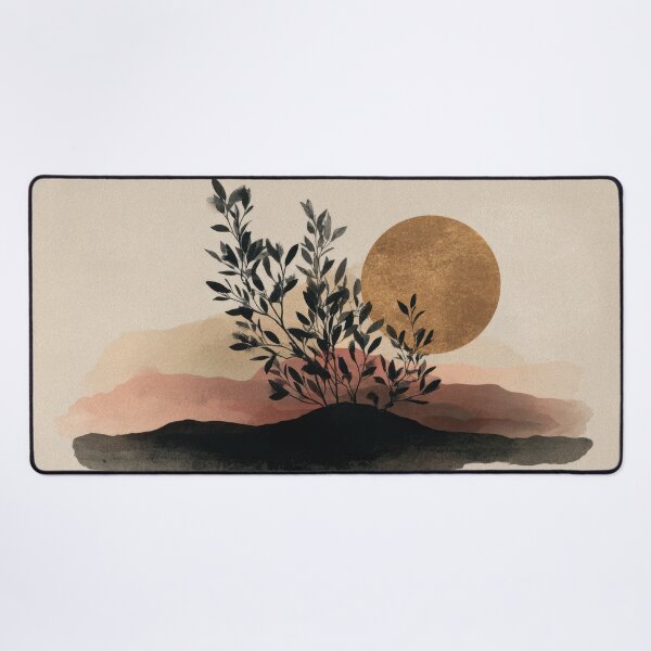 Item preview, Sunset over plants in desert scene designed and sold by anytka.