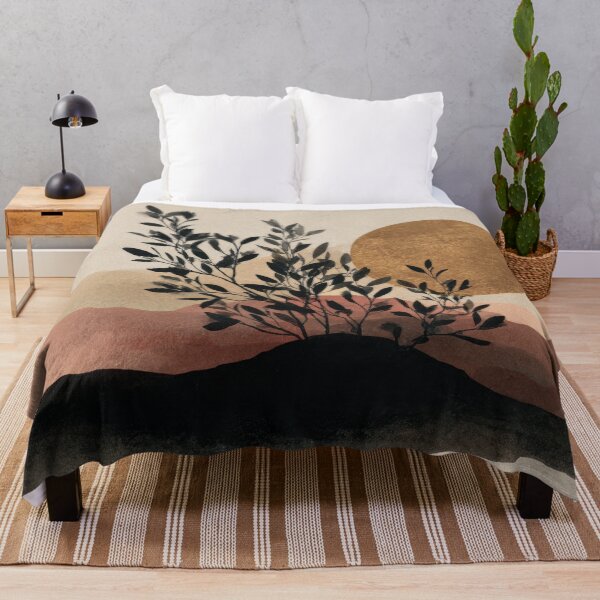 Item preview, Sunset over plants in desert scene designed and sold by anytka.