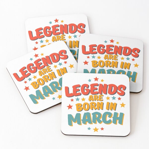 Item preview, Legends are born in march designed and sold by Softspirits.