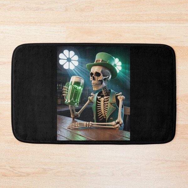 Item preview, Skeleton Leprecrechaun Glowing Green Beer Shamrock Mug Irish Pub St. Patrick's Day 3D Tee designed and sold by DarylWelsh2024.