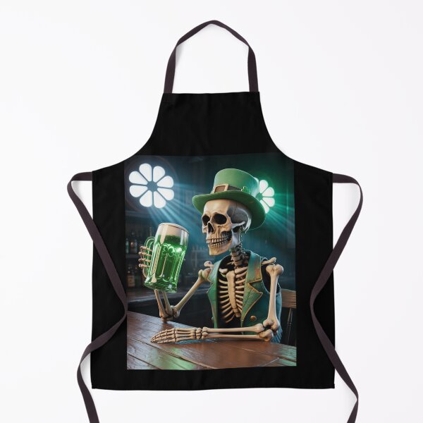 Item preview, Skeleton Leprecrechaun Glowing Green Beer Shamrock Mug Irish Pub St. Patrick's Day 3D Tee designed and sold by DarylWelsh2024.