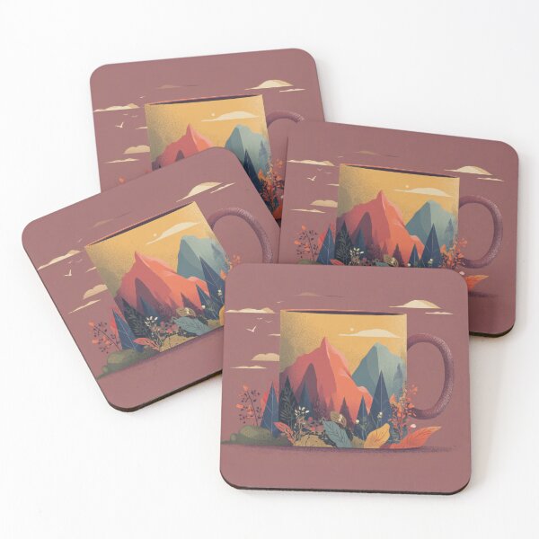 Item preview, Mountain landscape on a mug designed and sold by anytka.