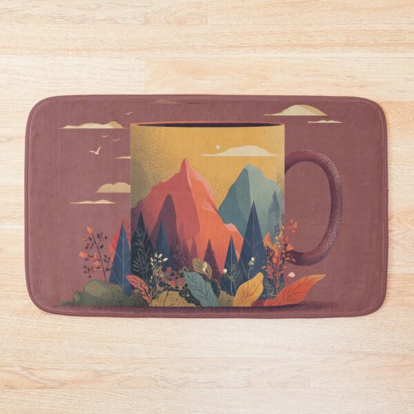Item preview, Mountain landscape on a mug designed and sold by anytka.