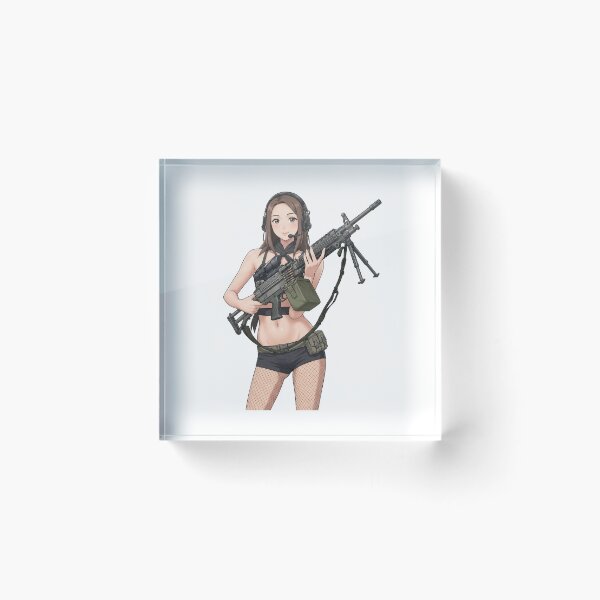 Item preview, Machine Gun Girl designed and sold by RAWLIFEGRAPHIC.