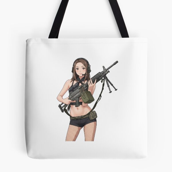 Item preview, Machine Gun Girl designed and sold by RAWLIFEGRAPHIC.