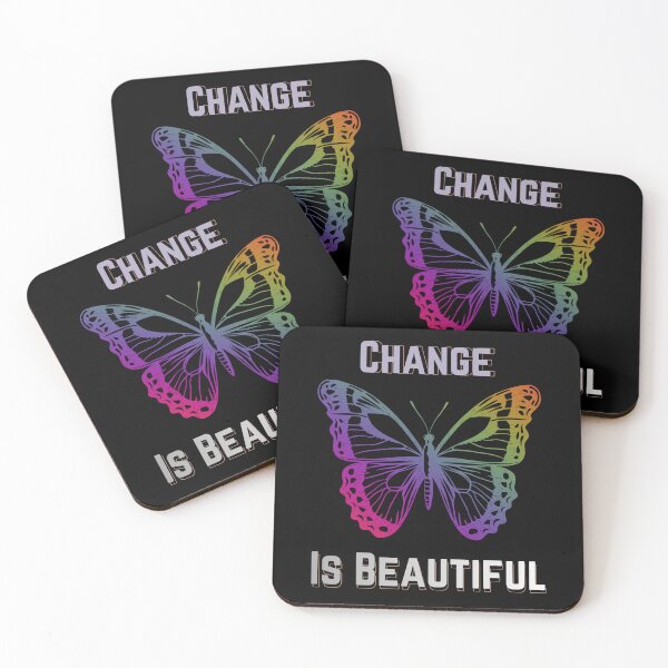 Item preview, Change is Beautiful designed and sold by ParkandPress.