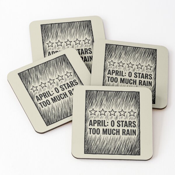 Item preview, Funny April Zero Stars Too Much Rain designed and sold by GrafTeesLab.