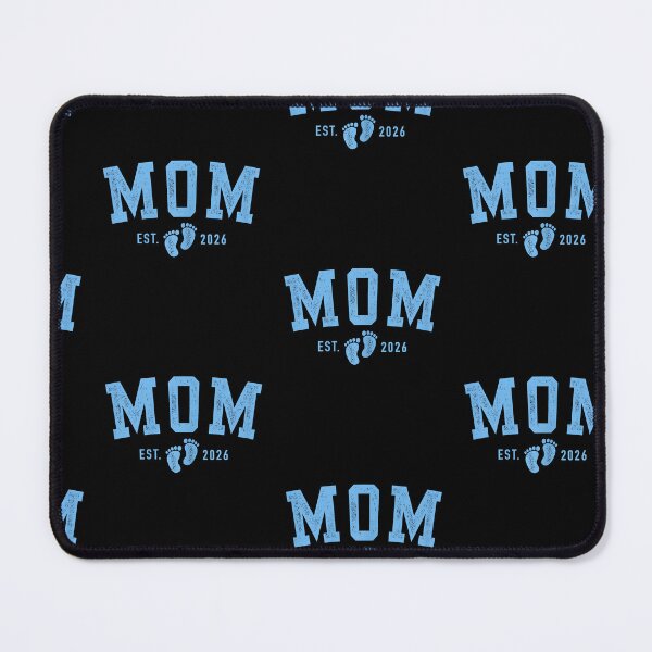 Item preview, Mom Est 2026 Blue Baby Feet First Time Boy Mommy designed and sold by Goleon12.