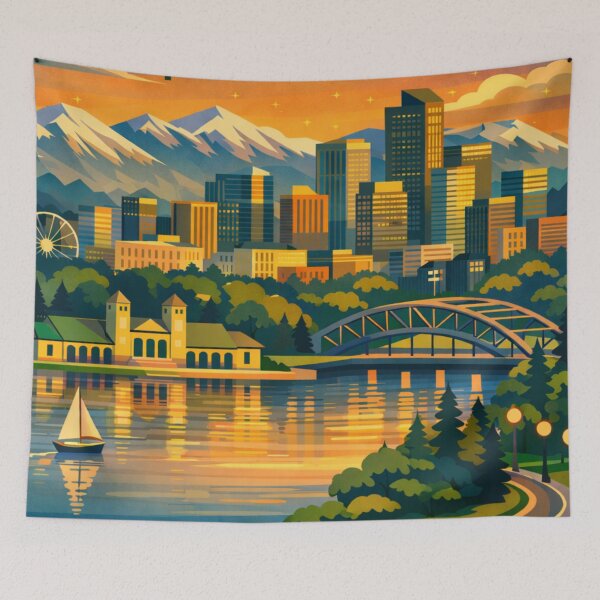 Item preview, Denver Postcard  designed and sold by MatthewHeights.