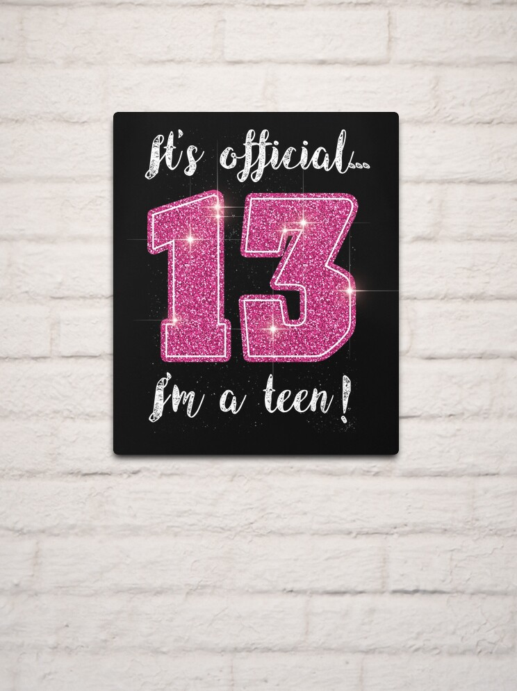 Funny 13th Birthday Gift Shirt- Funny Cool Art Tee For Girls