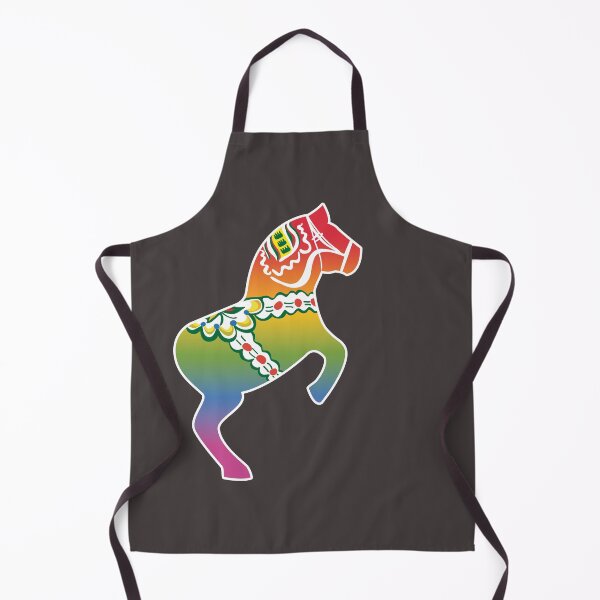 Item preview, Radiant Pride: The Rearing Rainbow Dalahäst designed and sold by knappidesign.