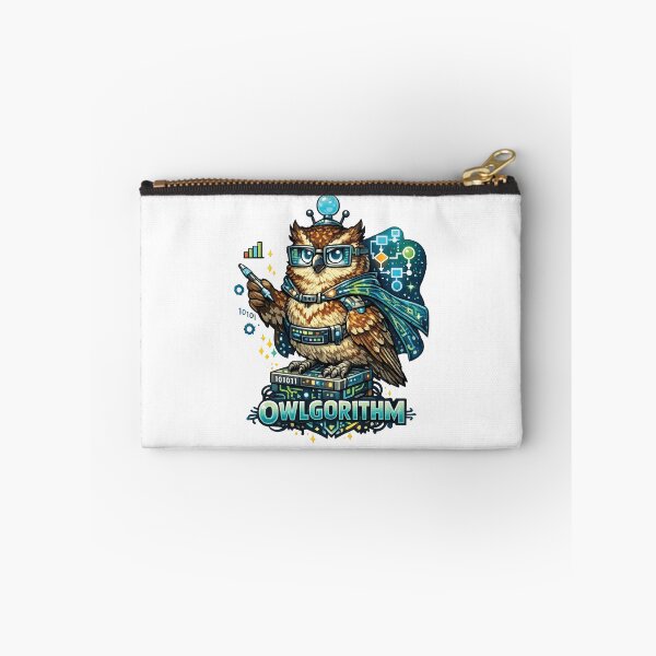 Item preview, Owl-gorithm – Wise AI Coding Owl Illustration designed and sold by jeasolar.