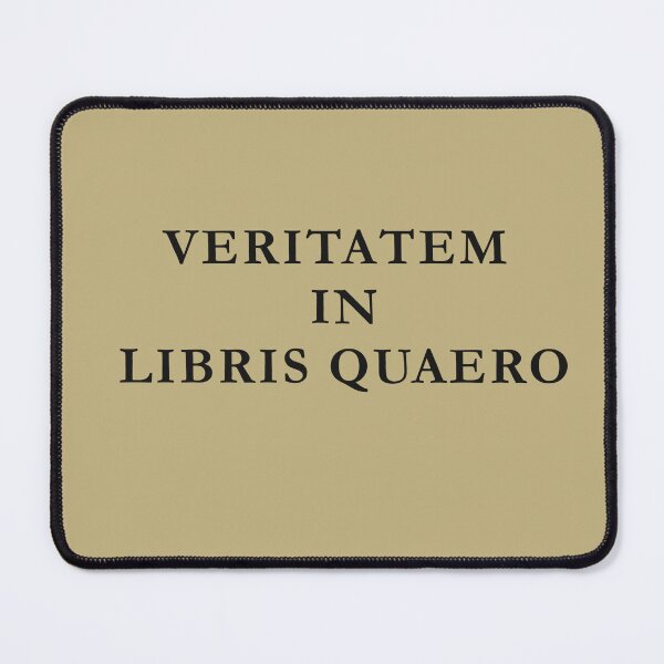 Item preview, Veritatem in Libris Quaero Latin Dark Academia Literary Design designed and sold by semenol.