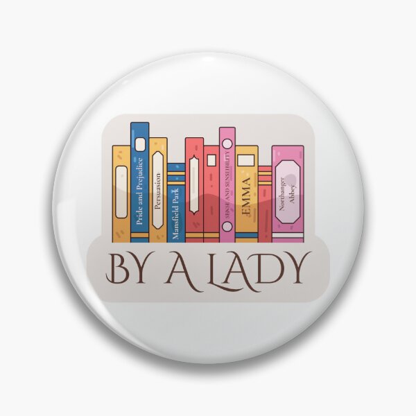 Item preview, By A Lady - Jane Austen Sticker designed and sold by carleenilphai.