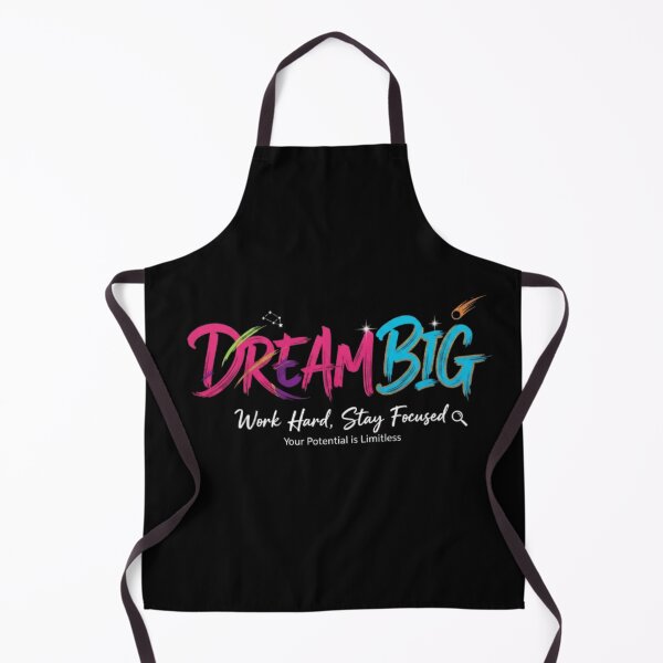 Item preview, “Dream Big – Motivational Cosmic Typography” designed and sold by Dogandesighn.