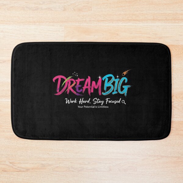 Item preview, “Dream Big – Motivational Cosmic Typography” designed and sold by Dogandesighn.