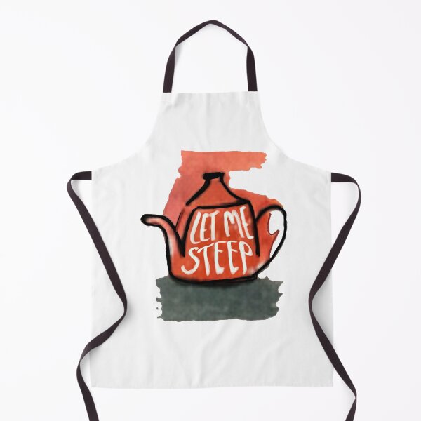 Item preview, Let Me Steep—Cozy Teapot Illustration designed and sold by laterkatergator.