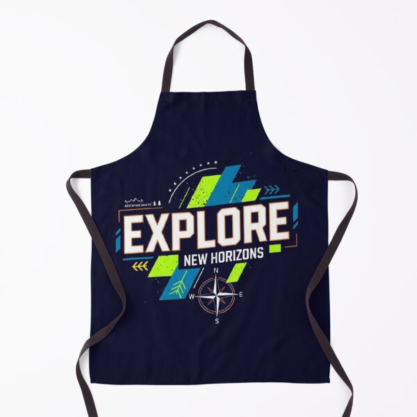 Item preview, “Explore New Horizons – Adventure Awaits Typography” designed and sold by Dogandesighn.