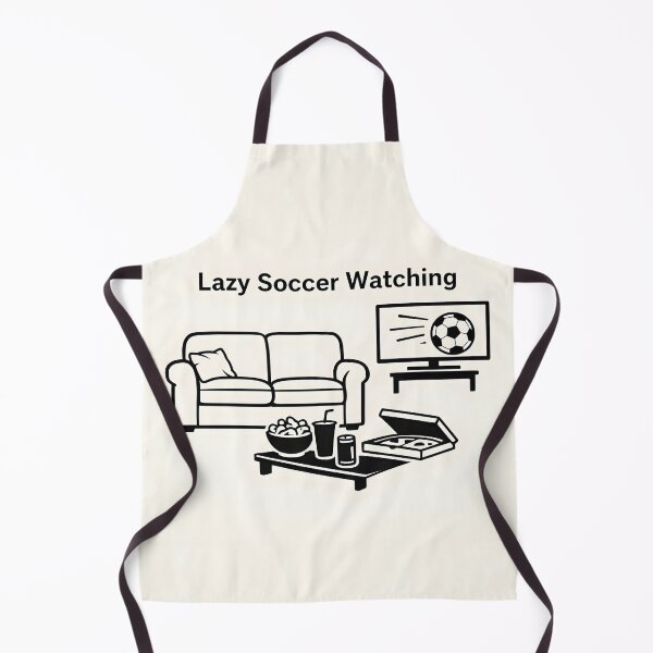 Item preview, My Summer Body Is Mostly Snacks and World Cup – Funny Football Fan Couch T-Shirt designed and sold by WhisperFrame.