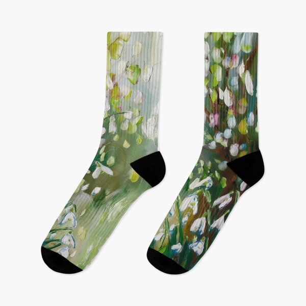 Item preview, Waltz of the snowdrops,oil paint. designed and sold by elegantpaterns.