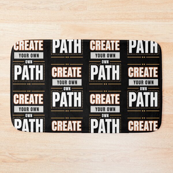 Item preview, Create Your Own Path – Motivational Typography Design designed and sold by Dogandesighn.