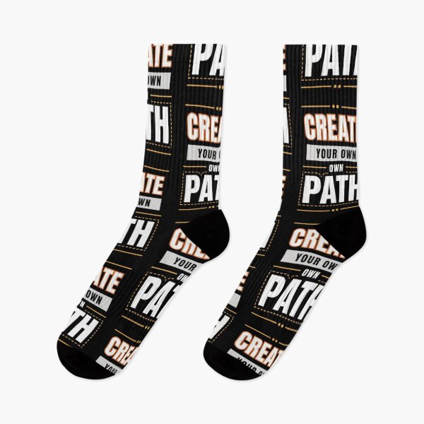 Item preview, Create Your Own Path – Motivational Typography Design designed and sold by Dogandesighn.