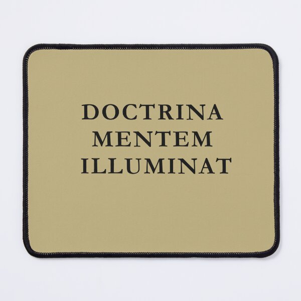 Item preview, Doctrina Mentem Illuminat Latin Dark Academia Scholarly Text Design designed and sold by semenol.