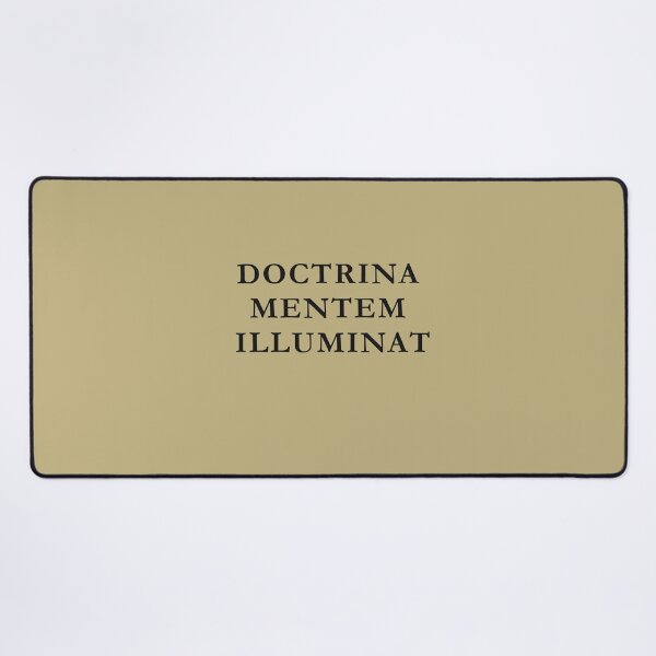 Item preview, Doctrina Mentem Illuminat Latin Dark Academia Scholarly Text Design designed and sold by semenol.
