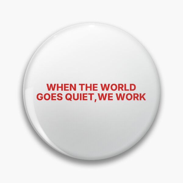 Item preview, Night Shift Nurse - WHEN THE WORLD GOES QUIET, WE WORK designed and sold by YNELENT.