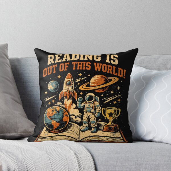 Item preview, Reading Is Out Of This World - Space Book designed and sold by WavesStation.