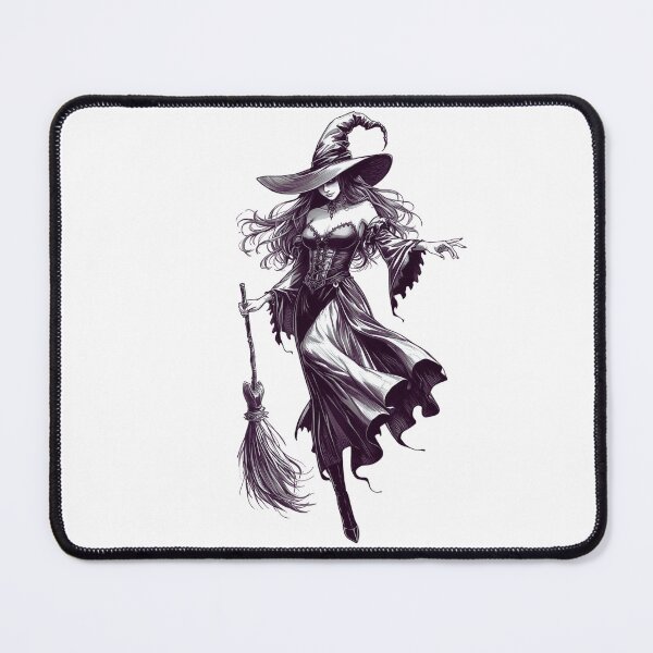 Item preview, Flying Gothic Witch designed and sold by BlondeBalance.